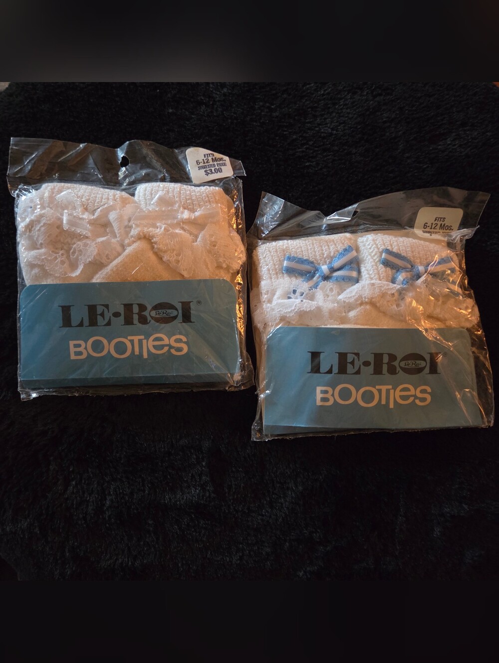 Vintage baby ruffle socks new old stock
